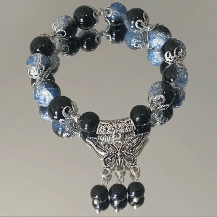 [Spirit Snake Butterfly Tail] Zi Xuan Bracelet Female Niche Design Advanced Sense Butterfly Glaze Bracelet For Girlfriend Gift - Image 4